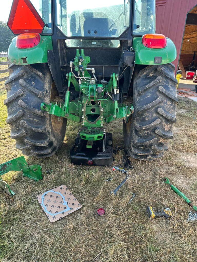 Tractor hydraulic system repair service in East Texas